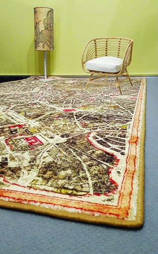 Arreda la tua casa con tappeti e quadri sul tema delle carte geografiche