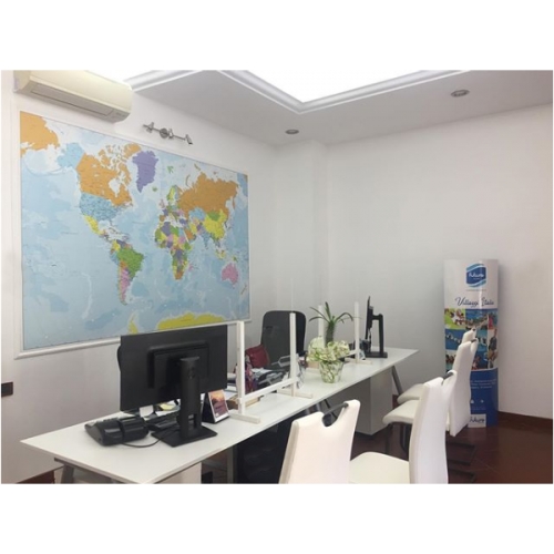Arredamento di locali ed uffici con le carte geografiche anche personalizzate