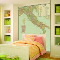 Carte geografiche antiche e moderne da parete, un idea originale d’arredamento
