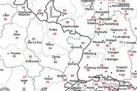 Carte geografiche con suddivisione per CAP: Europa