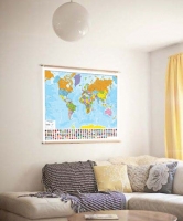 Carte geografiche del mondo, i planisferi da parete