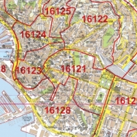 Carte geografiche delle principali città, province e regioni  italiane per pianificazioni commerciali