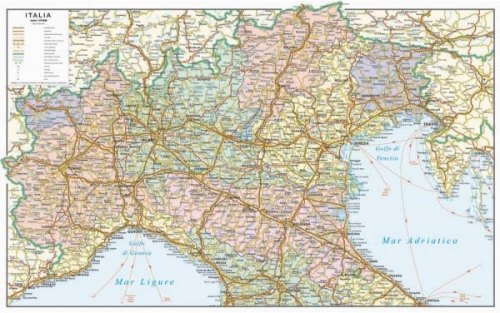 Carte geografiche e amministrative d'Italia di Visceglia