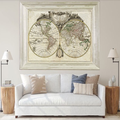 Consigli di arredo Visceglia: utilizzare il beige delle carte geografiche antiche secondo il Feng Shui