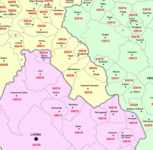 Database geografico statistici per la forza vendita