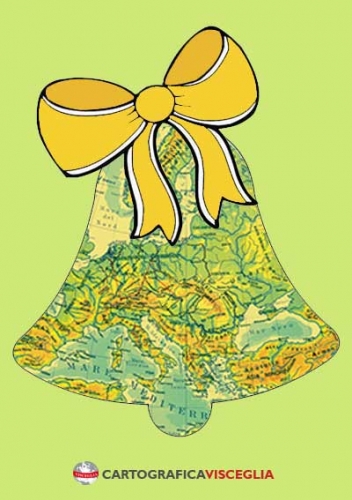 Decorazioni Pasquali con carte geoografiche