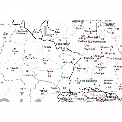 Espandi la tua azienda in Europa anche grazie alle carte geografiche amministrative europee
