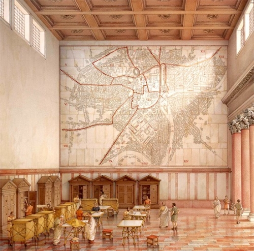 Forma Urbis Severiana:  la grande pianta dell'antica Roma 