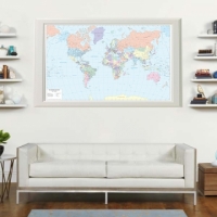 I planisferi di Visceglia, le carte geografiche del mondo per arredamento e lavoro
