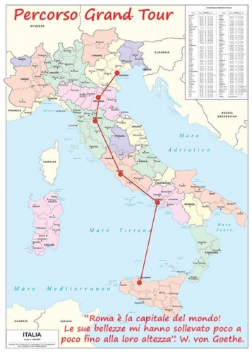 Il Grand Tour un viaggio per scoprire il nostro bel paese