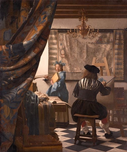 La cartografia nell'arte: Jan Vermeer e la mania per le mappe