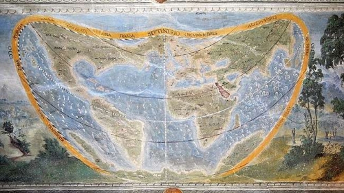 La mappa di Palazzo Besta a Teglio