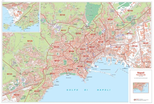 La mappe comunali, provinciali e regionali con cap per aziende pubbliche e private