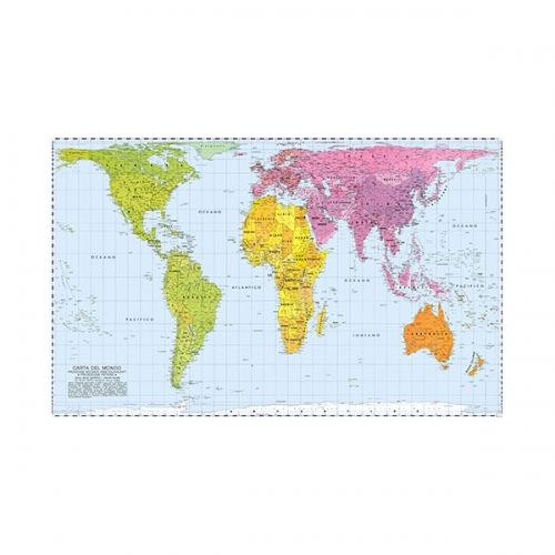 La proiezione reale nella carta geografica di Peters