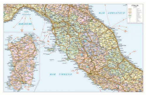 Le carte geografiche dell’Italia realizzate da Visceglia