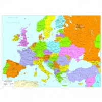 Le carte geografiche d’Europa sia politiche che antichizzate