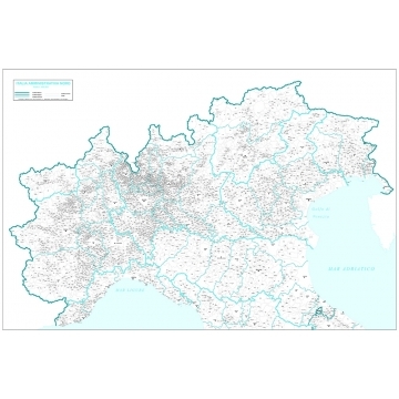 Le mappe geografiche con suddivisione in Cap per campagne di marketing