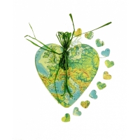 Lo stile delle carte geografiche per il tuo matrimonio