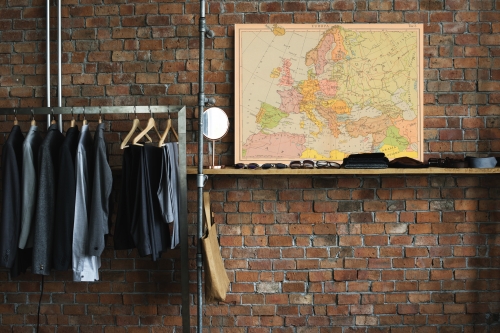 Mappe geografiche per arredamento di negozi