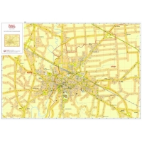 Piante di città con cap per pianificazioni commerciali