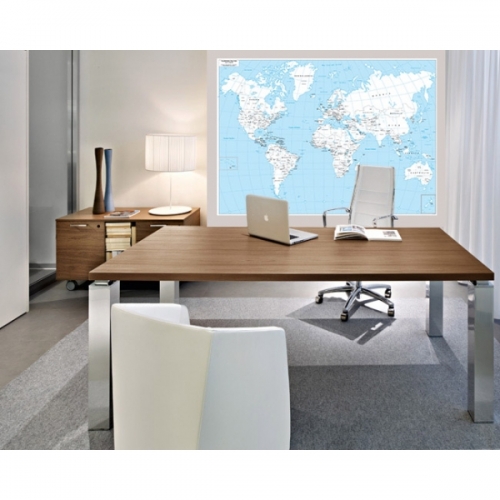 Planisferi o carte geografiche murali per arredare la casa