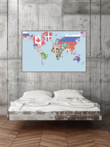 Regalare una carta geografica per l’arredamento di casa anche personalizzata
