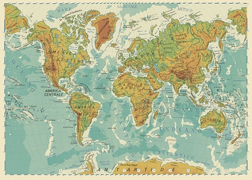 Riscaldamento globale, coste marine e carte geografiche