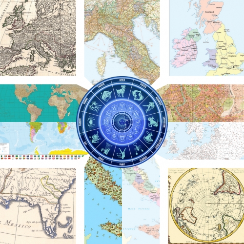 Segni zodiacali e cartografia: a ognuno la sua mappa