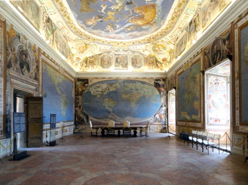 Un altro luogo da visitare: Palazzo Farnese di Caprarola, Sala del Mappamondo