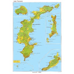 Carta stradale turistica dell'Isola di Ponza