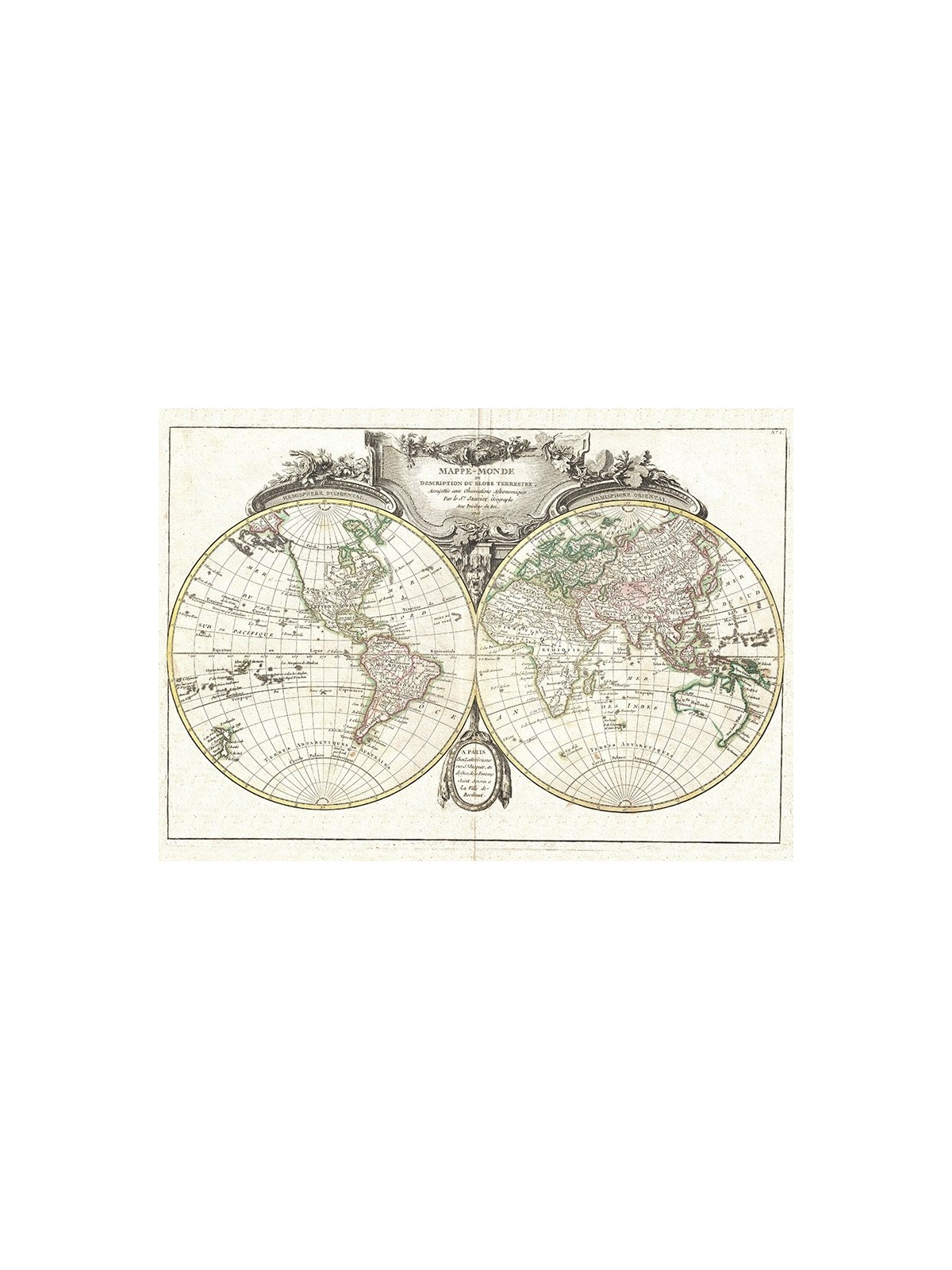 Antique map of Italy