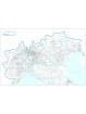 Administravie map of northen italy
