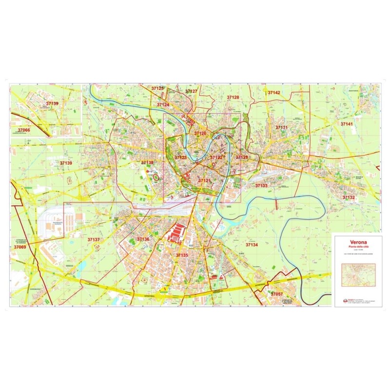 Città di Verona con CAP