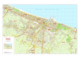 Mappa della Città di Pescara con CAP