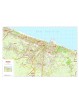 Plan of Pescara, with postal codes