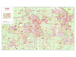 Mappa della Città di Perugia con CAP