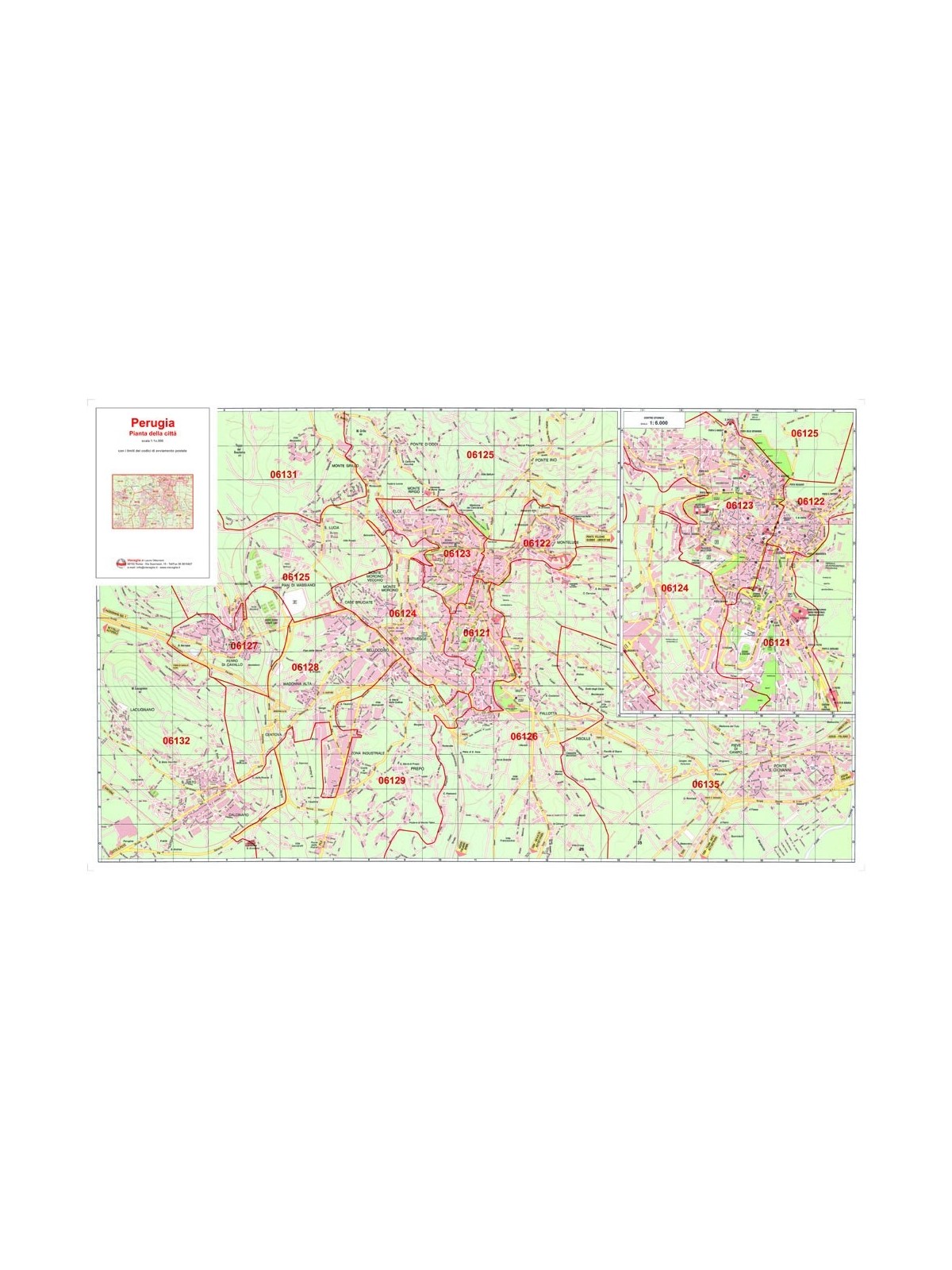 Città di Perugia con CAP