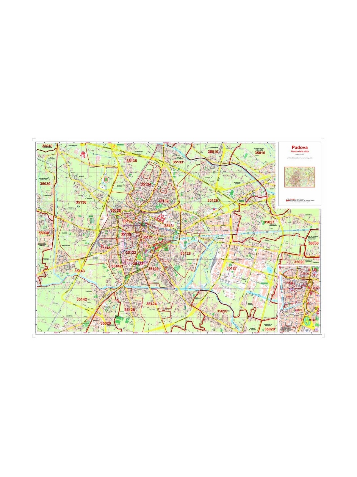 Città di Padova con CAP