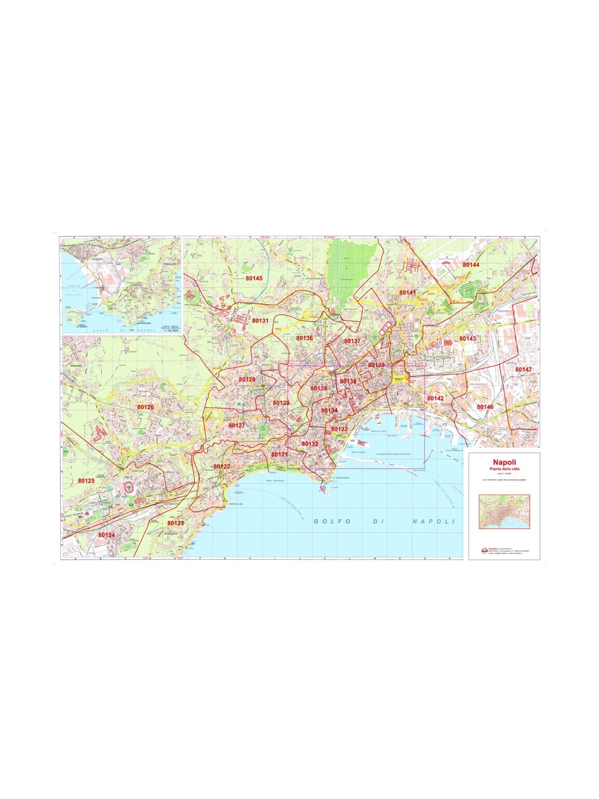 Città di Napoli con CAP