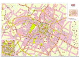 Mappa della Città di Modena con CAP