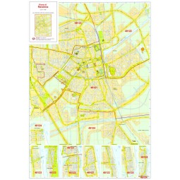 Plan of Ravenna with postal codes