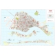 Plan of Venice with postal codes