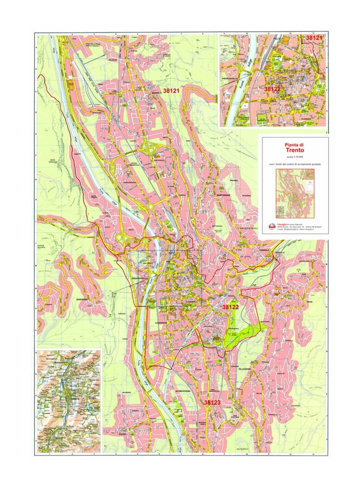 Città di Trento con CAP