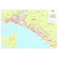 Plan of Salerno, with postal codes
