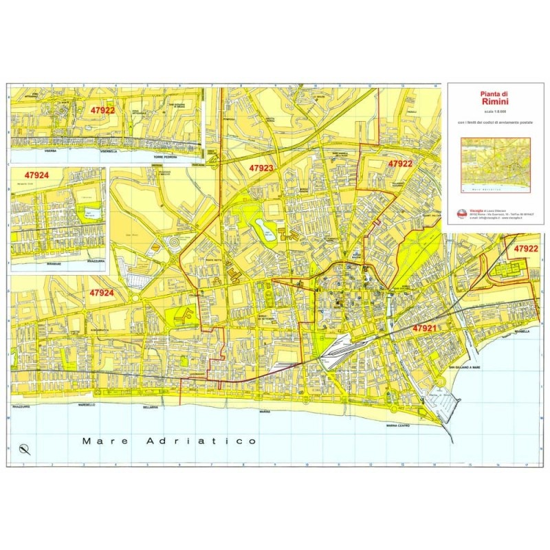 Città di Rimini con CAP