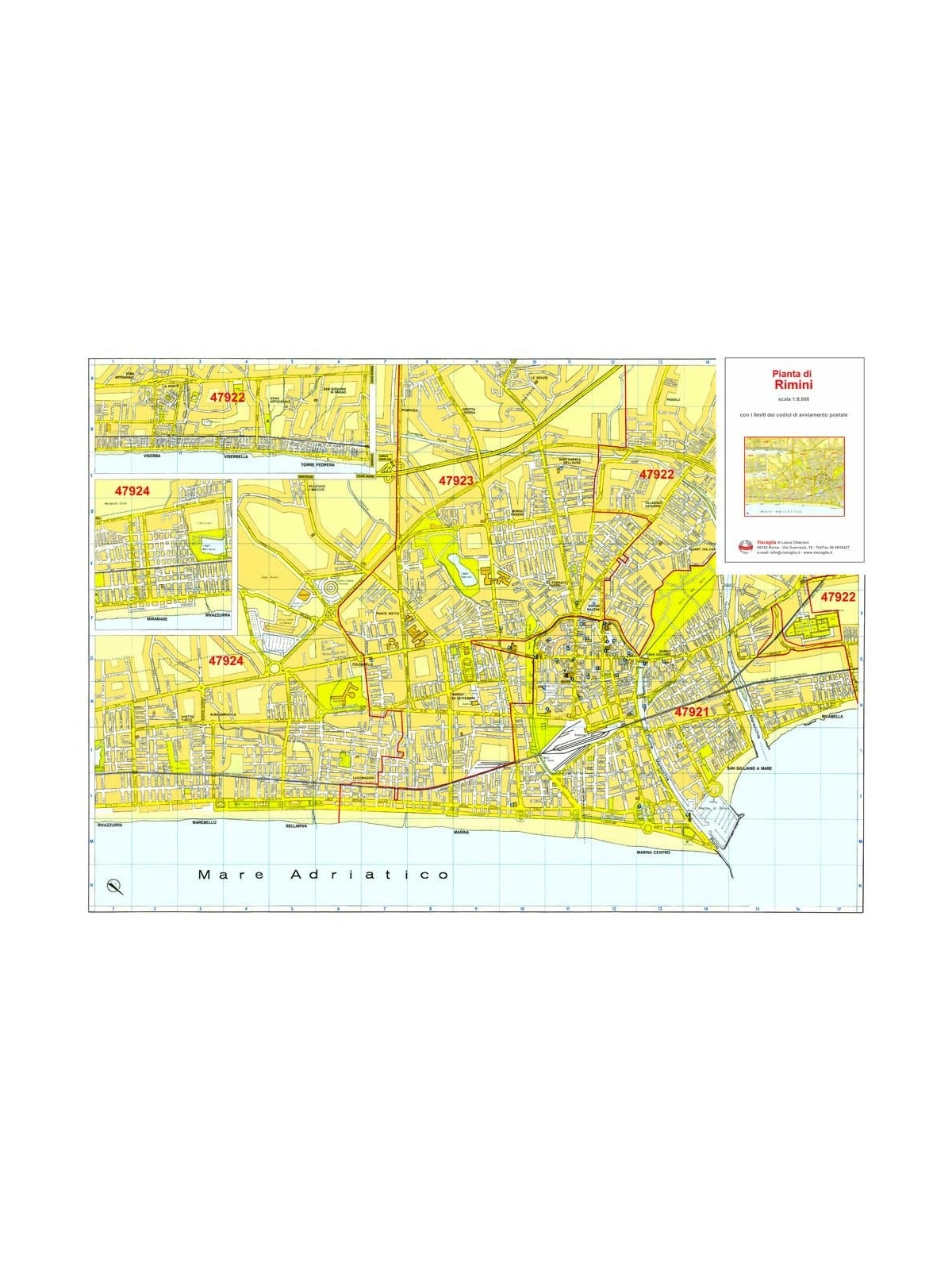 Città di Rimini con CAP