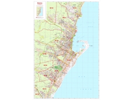 Mappa della Città di Messina con CAP