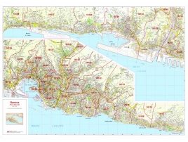 Mappa della Città di Genova con CAP