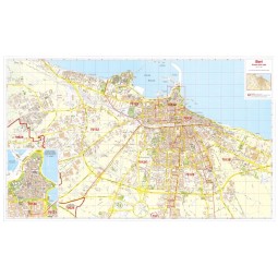 Plan of Bari with postal code