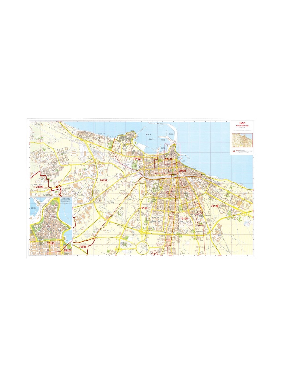 Città di Bari con CAP